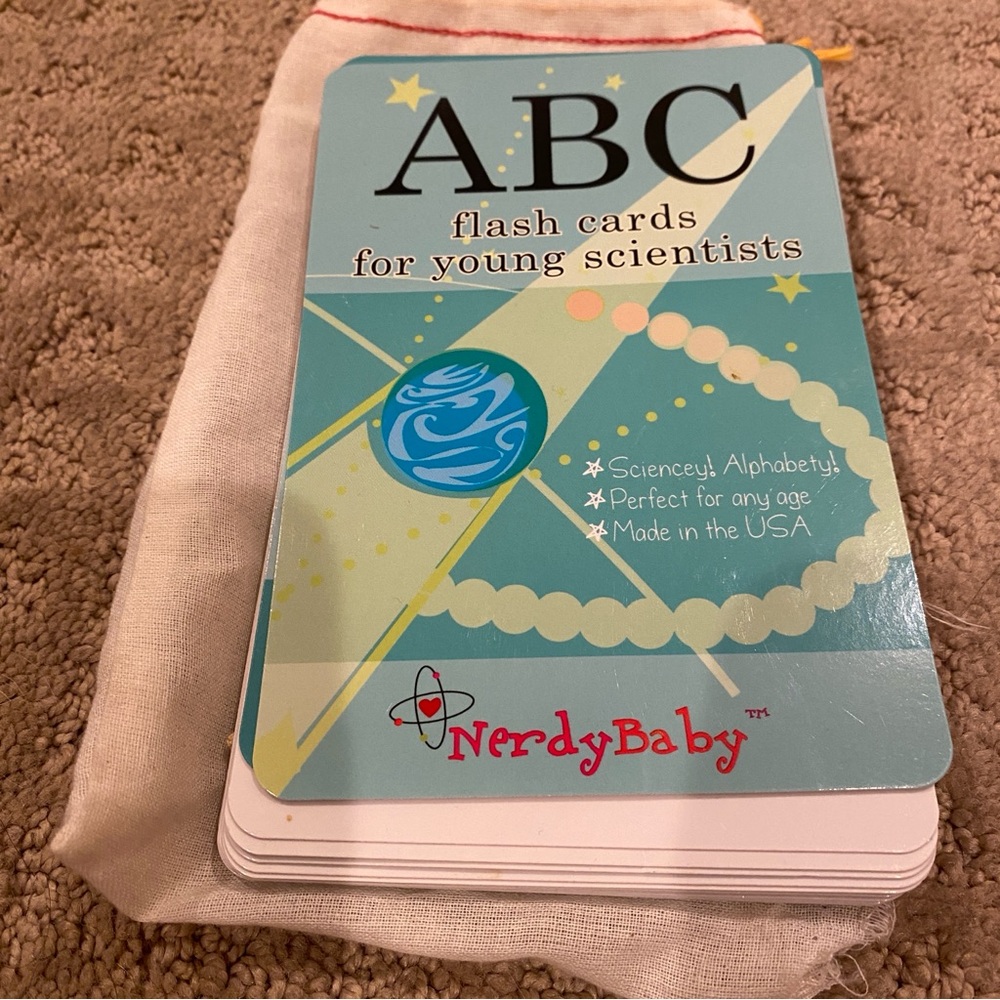 Bundle, STEM Baby Flash Cards and Newtonian Physics Book